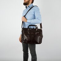 Мужская сумка Francesco Molinary 846-7146-DBW (коричневый) - Превью изображения №6 — Интернет-магазин Time-Shop