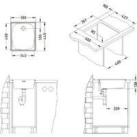 Кухонная мойка Alveus Basic 10 Satin-90 - Превью изображения №3 — Интернет-магазин Time-Shop