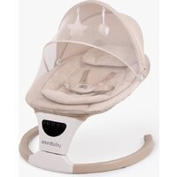 Шезлонг Amarobaby Teddy Swing AB24-22TED/03 (бежевый) - Превью изображения №2 — Интернет-магазин Time-Shop
