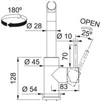Смеситель Franke Smart Glenda 115.0706.986 - Превью изображения №9 — Интернет-магазин Time-Shop