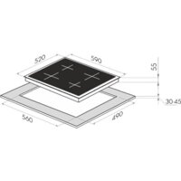 Варочная панель MAUNFELD EVI.594ST-BK - Превью изображения №12 — Интернет-магазин Time-Shop