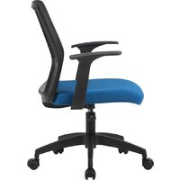 Офисное кресло CACTUS CS-MC222-BKBL (черный/темно-синий) - Превью изображения №3 — Интернет-магазин Time-Shop