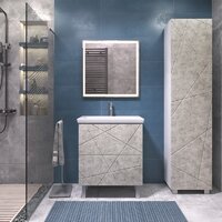  Vigo Тумба под умывальник Geometry 700-0-2 Фостер (бетон) - Превью изображения №6 — Интернет-магазин Time-Shop