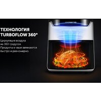 Аэрогриль (аэрофритюрница) Polaris PAF 5502 (белый) - Превью изображения №18 — Интернет-магазин Time-Shop