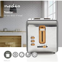 Тостер Nedis KABT510EGY - Превью изображения №3 — Интернет-магазин Time-Shop