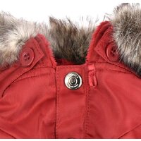 Куртка для животных Puppia Brock с капюшоном PAUD-JM1851-RD-L (красный) - Превью изображения №3 — Интернет-магазин Time-Shop