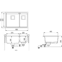 Кухонная мойка Aquasanita Delicia SQD150AW (alumetallic 202) - Превью изображения №2 — Интернет-магазин Time-Shop