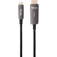 Кабель VCOM D3742CH-5 HDMI - USB 2 Type-C (5 м, черный/серый) - Превью изображения №2 — Интернет-магазин Time-Shop