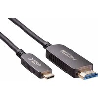 Кабель VCOM D3742CH-5 HDMI - USB 2 Type-C (5 м, черный/серый) - Превью изображения №4 — Интернет-магазин Time-Shop