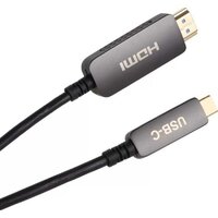 Кабель VCOM D3742CH-5 HDMI - USB 2 Type-C (5 м, черный/серый) - Превью изображения №6 — Интернет-магазин Time-Shop