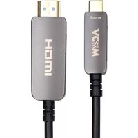 Кабель VCOM D3742CH-5 HDMI - USB 2 Type-C (5 м, черный/серый) - Превью изображения №7 — Интернет-магазин Time-Shop