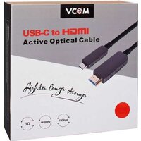 Кабель VCOM D3742CH-5 HDMI - USB 2 Type-C (5 м, черный/серый) - Превью изображения №10 — Интернет-магазин Time-Shop