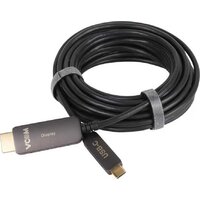 Кабель VCOM D3742CH-5 HDMI - USB 2 Type-C (5 м, черный/серый) - Превью изображения №8 — Интернет-магазин Time-Shop