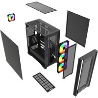 Корпус Powercase ByteFlow Pro CP ARGB CH9CLPB-A4 - Превью изображения №7 — Интернет-магазин Time-Shop