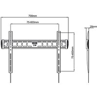 Кронштейн для телевизора Onkron FM6 - Превью изображения №5 — Интернет-магазин Time-Shop