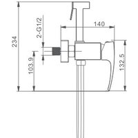 Гигиенический душ Gappo G2007-4 - Превью изображения №2 — Интернет-магазин Time-Shop