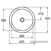 Умывальник Ideal Standard Strada K078301 42.5x42.5 - Превью изображения №3 — Интернет-магазин Time-Shop