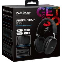 Наушники Defender FreeMotion B500 (черный) - Превью изображения №6 — Интернет-магазин Time-Shop