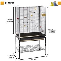 Клетка Ferplast Planeta 52066817 - Превью изображения №10 — Интернет-магазин Time-Shop