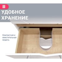  Doratiz Тумба под умывальник Doratiz Фьорд 70 9908.186 (дуб бунратти/белый) - Превью изображения №14 — Интернет-магазин Time-Shop