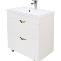 Doratiz Тумба под умывальник Doratiz Фьорд 70 9908.186 (дуб бунратти/белый)