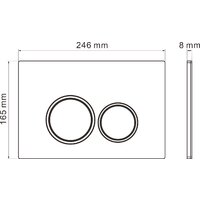 Панель смыва Roxen Santi 410260DG - Превью изображения №6 — Интернет-магазин Time-Shop