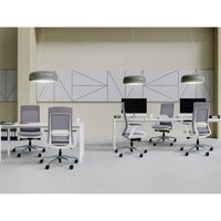 Офисное кресло SitZone E-VL002A-BS (сетка, ткань, пластик, серый) - Превью изображения №12 — Интернет-магазин Time-Shop