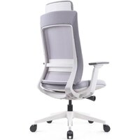 Офисное кресло SitZone E-VL002A-BS (сетка, ткань, пластик, серый) - Превью изображения №5 — Интернет-магазин Time-Shop