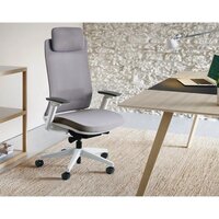 Офисное кресло SitZone E-VL002A-BS (сетка, ткань, пластик, серый) - Превью изображения №8 — Интернет-магазин Time-Shop