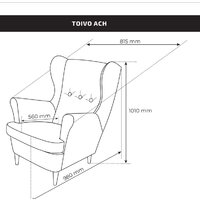 Интерьерное кресло Mio Tesoro Тойво (yellow/orange) - Превью изображения №3 — Интернет-магазин Time-Shop