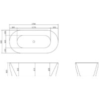 Ванна BelBagno BB405 170x80 - Превью изображения №4 — Интернет-магазин Time-Shop
