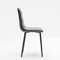  Табурет Чили (бренди 23/каркас черный) - Превью изображения №3 — Интернет-магазин Time-Shop