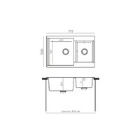 Кухонная мойка Polygran Brig 772 (опал) - Превью изображения №4 — Интернет-магазин Time-Shop