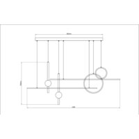 Подвесная люстра Arte Lamp Polaris A2610SP-85BK - Превью изображения №5 — Интернет-магазин Time-Shop