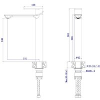 Смеситель AV Engineering AVLES0-BW1 - Превью изображения №2 — Интернет-магазин Time-Shop