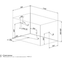 Ванна Aquanet Seed 110x70 (с сиденьем и каркасом) - Превью изображения №12 — Интернет-магазин Time-Shop
