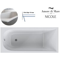 Ванна Amore di Mare Nicole 170x75 - Превью изображения №2 — Интернет-магазин Time-Shop
