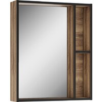  Домино Шкаф с зеркалом для ванной Alfa 60 DA6103HZ (левый/правый) - Превью изображения №2 — Интернет-магазин Time-Shop