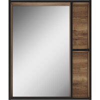  Домино Шкаф с зеркалом для ванной Alfa 60 DA6103HZ (левый/правый) - Превью изображения №3 — Интернет-магазин Time-Shop