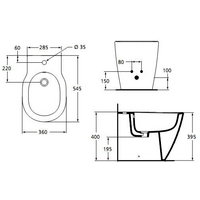 Биде Ideal Standard Connect E799501 - Превью изображения №3 — Интернет-магазин Time-Shop