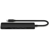 Док-станция Satechi 7-in-1 USB-C Slim Multiport Adapter with Ethernet ST-P7SK (черный) - Превью изображения №3 — Интернет-магазин Time-Shop