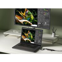 Док-станция Satechi 7-in-1 USB-C Slim Multiport Adapter with Ethernet ST-P7SK (черный) - Превью изображения №4 — Интернет-магазин Time-Shop