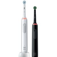 Комплект зубных щеток Oral-B Pro 3 3900 Duo Cross Action + Sensi White D505.523.3H - Превью изображения №2 — Интернет-магазин Time-Shop