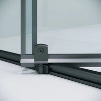 Душевая дверь Niagara Nova NG-35-12AGR 120х195 (графит/прозрачное стекло) - Превью изображения №5 — Интернет-магазин Time-Shop