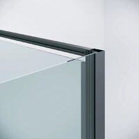 Душевая дверь Niagara Nova NG-35-12AGR 120х195 (графит/прозрачное стекло) - Превью изображения №4 — Интернет-магазин Time-Shop