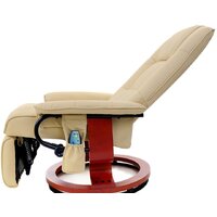 Массажное кресло Calviano 2160 (экокожа, бежевый) - Превью изображения №9 — Интернет-магазин Time-Shop