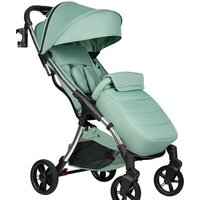 Коляска прогулочная «книга» Farfello Sunrise FS-005 (мятный/серебристый) - Превью изображения №4 — Интернет-магазин Time-Shop