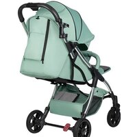 Коляска прогулочная «книга» Farfello Sunrise FS-005 (мятный/серебристый) - Превью изображения №7 — Интернет-магазин Time-Shop