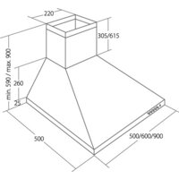 Кухонная вытяжка Akpo Classic Eco 60 WK-4 (нержавеющая сталь) - Превью изображения №2 — Интернет-магазин Time-Shop
