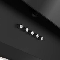 Кухонная вытяжка Elikor Коралл 60П-430-К3Д 266401 (черный/черное стекло) - Превью изображения №8 — Интернет-магазин Time-Shop